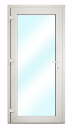 PVC door full glass
