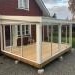 ALU winter garden 3 rails sliding doors