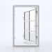 Side hinged wooden window